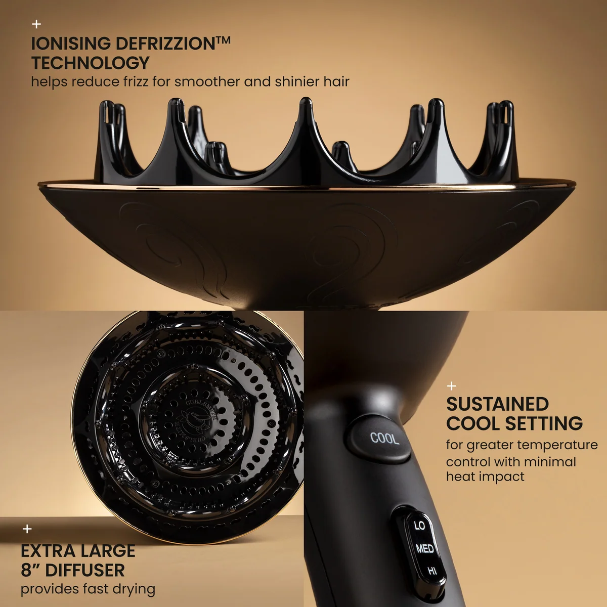 Defrizzion Dryer & XXL Diffuser - Afbeelding 4